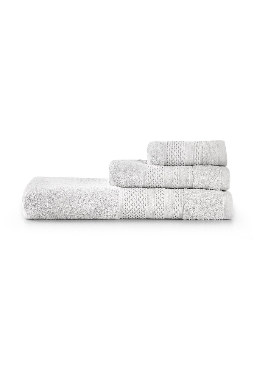 Set prosoape, L'essentiel Maison, Piramit, Crem - imagine 3